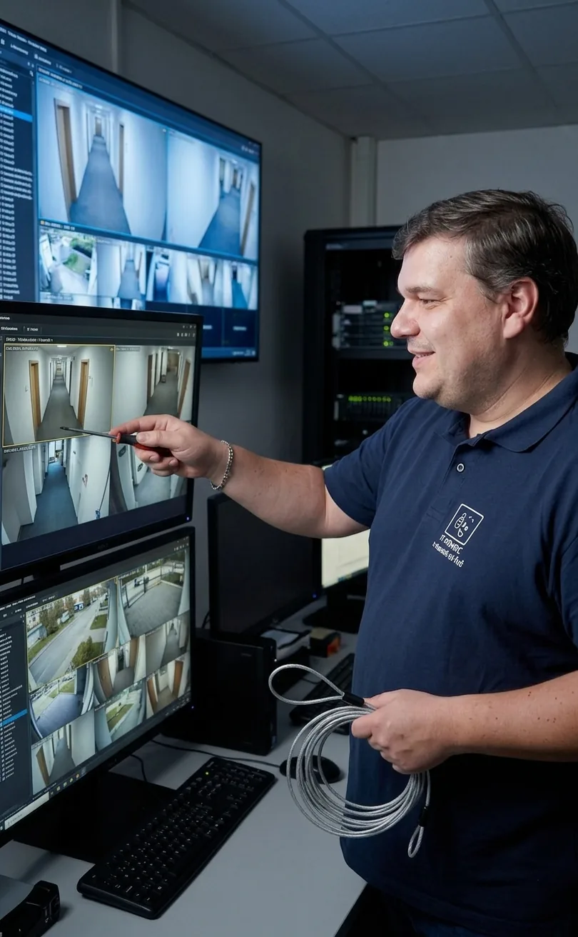 Technik KAMERY ALARMY pri monitorovaní firemného kamerového systému